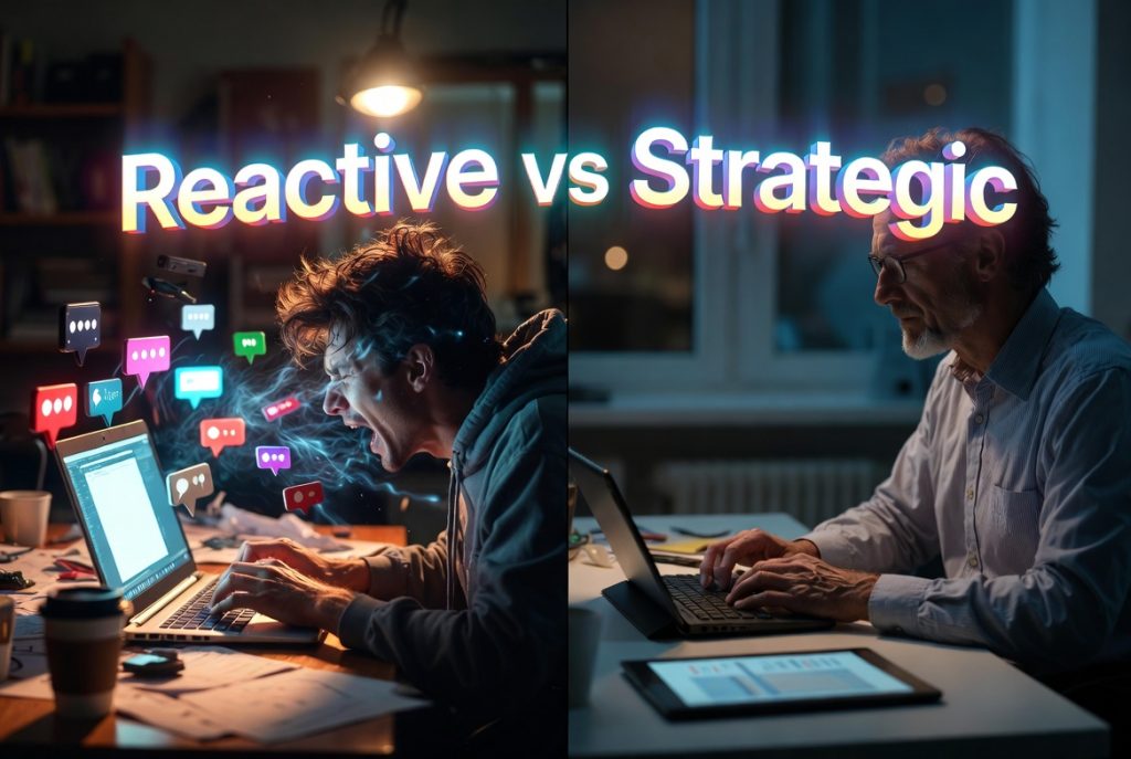 Your Brand, Everywhere: Managing Social Media Without Burning Out Social Media Management Without Burnout Reactive
