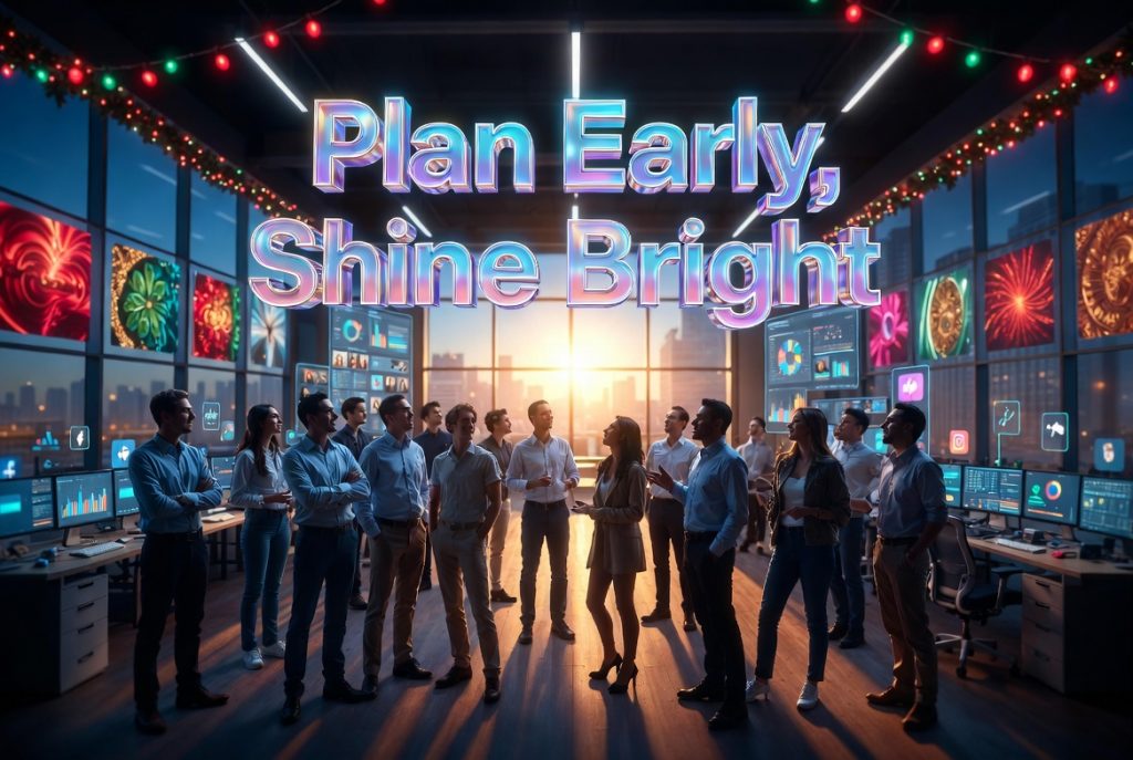Holiday Marketing Without the Chaos: How Early Creative Planning Saves Your Team Holiday Marketing Early Planning
